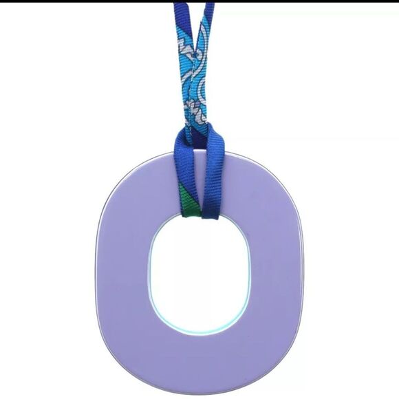 HERMES ISTHME Pigment Lacquer Silk Cord Necklace Pendant - Picture 4 of 10